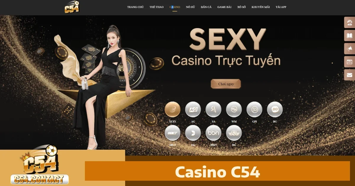 C54 6 Casino c54 – Sòng Bạc Online Đẳng Cấp Với Cơ Hội Trúng Lớn