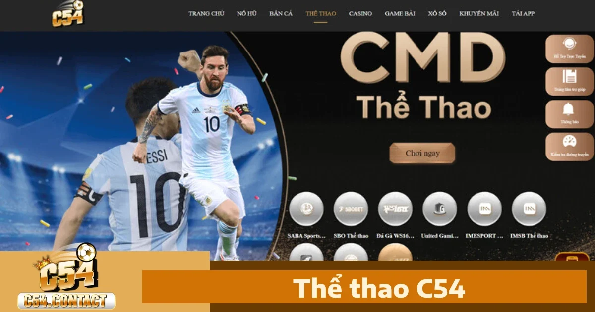 C54 7 Cá Cược Thể Thao c54 – Đặt Cược Mọi Giải Đấu Hấp Dẫn